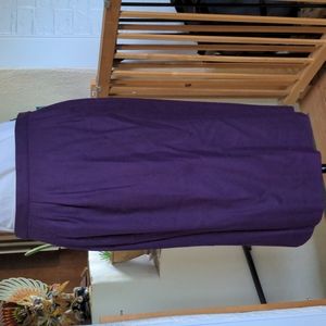 Pendleton Purple Wool Midi Skirt Pockets